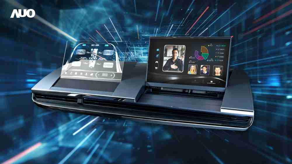 PG国际Micro LED Display HMI解决方案打造透明Micro LED前座仪表，，，，呈现信息并保留驾驶视野开阔；亦为副驾驶座乘客打造收放自如的Micro LED屏幕，，，在不影响显示质量的前提于显示区内建镜头，，，，让用户能与视讯对象直接眼神接触，，，，提供绝佳的双向沟通体验